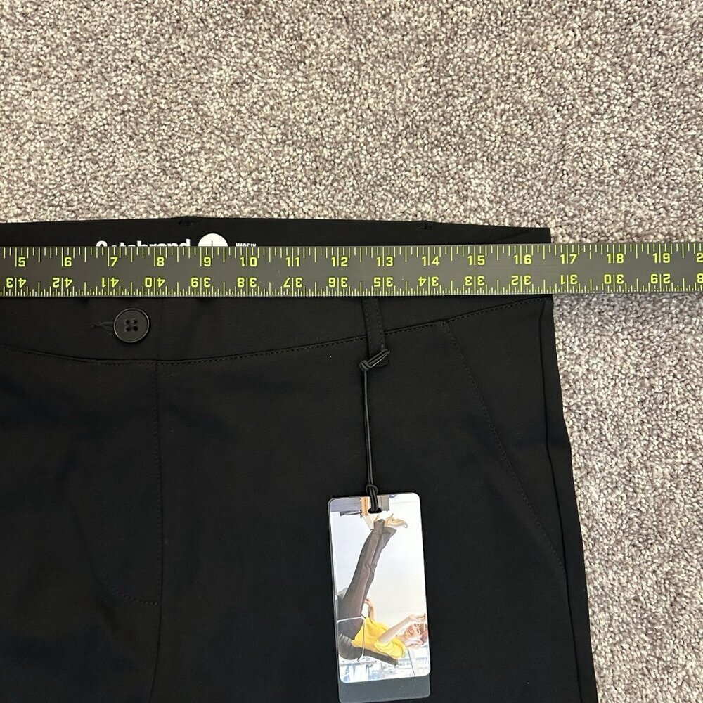 Betabrand Womens Classic Dress Yoga Pant Petite Size L Black Bootcut Pull On NWT - Picture 8 of 16